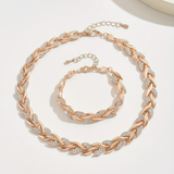Juliette | Set aus strahlender Halskette und exquisitem Armband