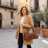 Candela | Elegante Tragetasche aus feinstem Leder