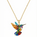 Lola | Halskette der bezaubernden Kolibri Eleganz