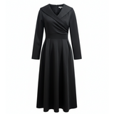 Lorenza | Elegantes Midi-Kleid aus luxuriösem Satin