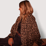 Paulina | Exquisite Leopardenjacke aus luxuriösem Stoff