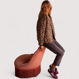 Paulina | Exquisite Leopardenjacke aus luxuriösem Stoff