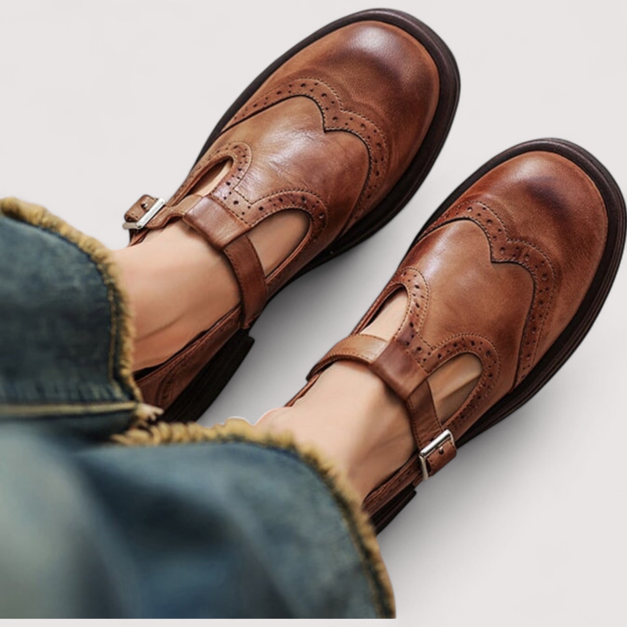 Mira | Exquisite Mary Jane-Schuhe aus luxuriösem Leder