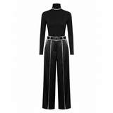 Noliane | Elegantes Langarmshirt mit luxuriösem Stehkragen – Set