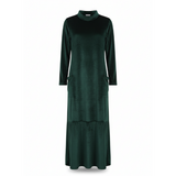Rubina | Elegantes Langarmkleid aus edelster Seide