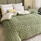Calypso | Zopfmuster-Decke mit Teddyfutter