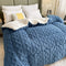 Calypso | Zopfmuster-Decke mit Teddyfutter