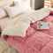 Calypso | Zopfmuster-Decke mit Teddyfutter
