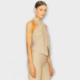Julianna | Edles Crisscross-Haltertop für zeitlose Eleganz