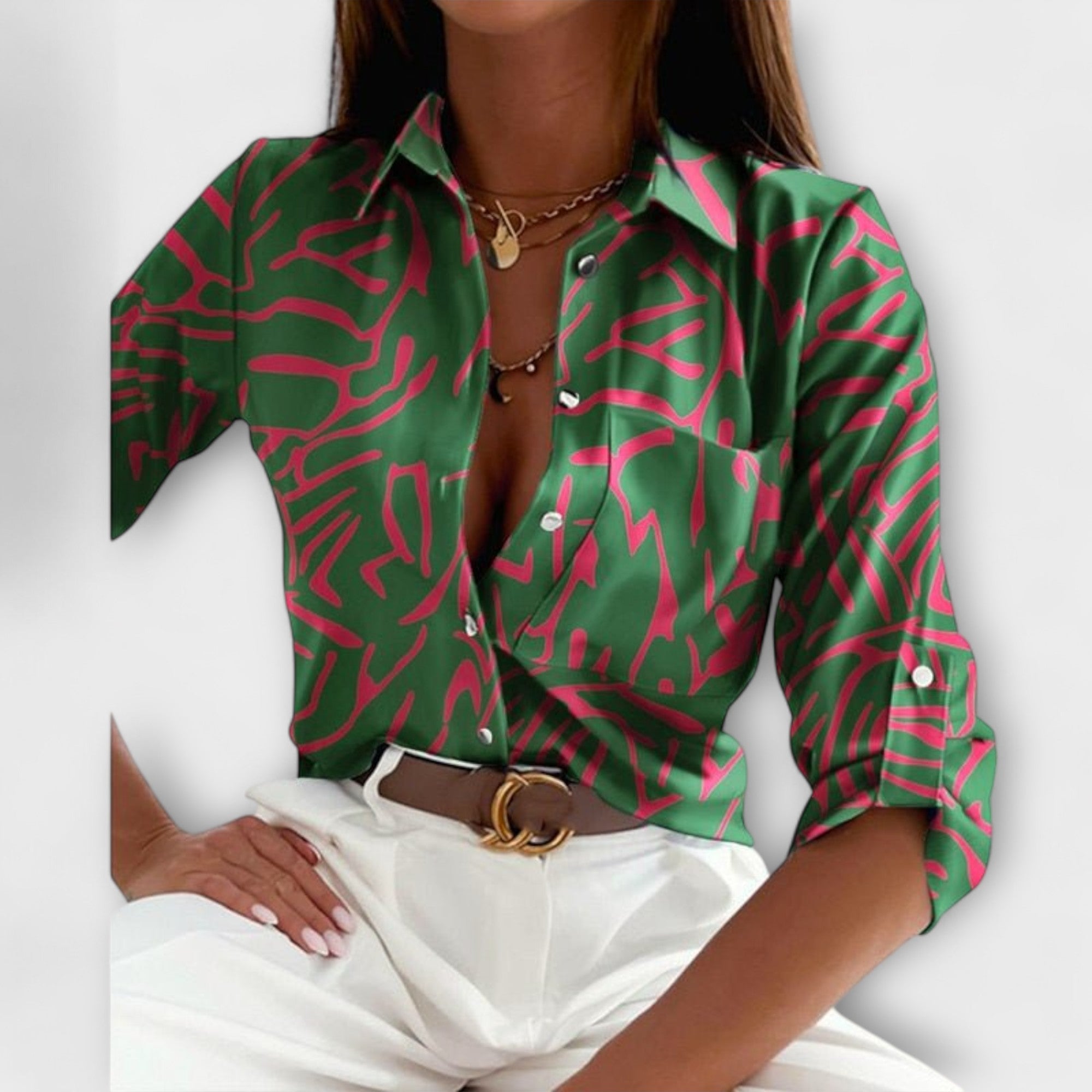 Isabella | Elegante Bluse mit zeitlosem Kragen für anspruchsvolle Damen