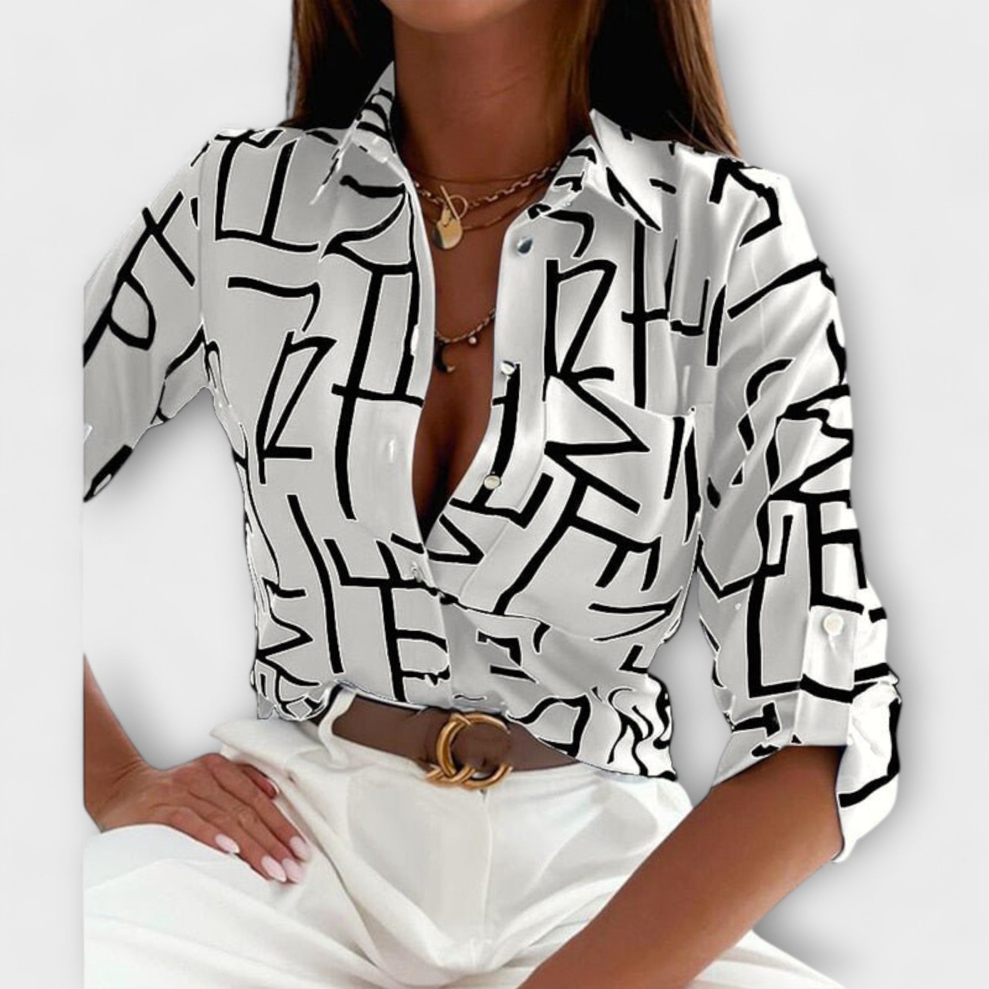 Isabella | Elegante Bluse mit zeitlosem Kragen für anspruchsvolle Damen