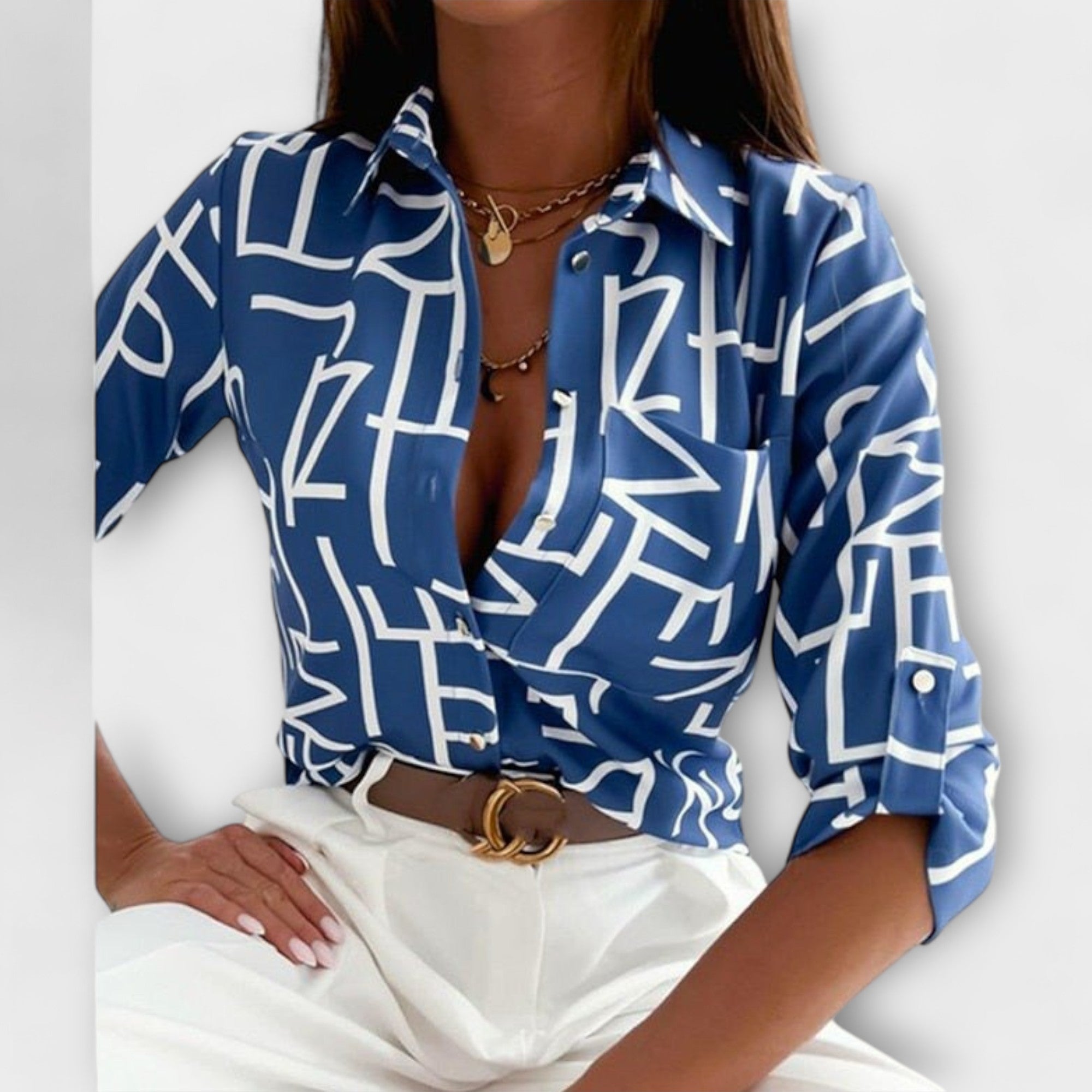 Isabella | Elegante Bluse mit zeitlosem Kragen für anspruchsvolle Damen
