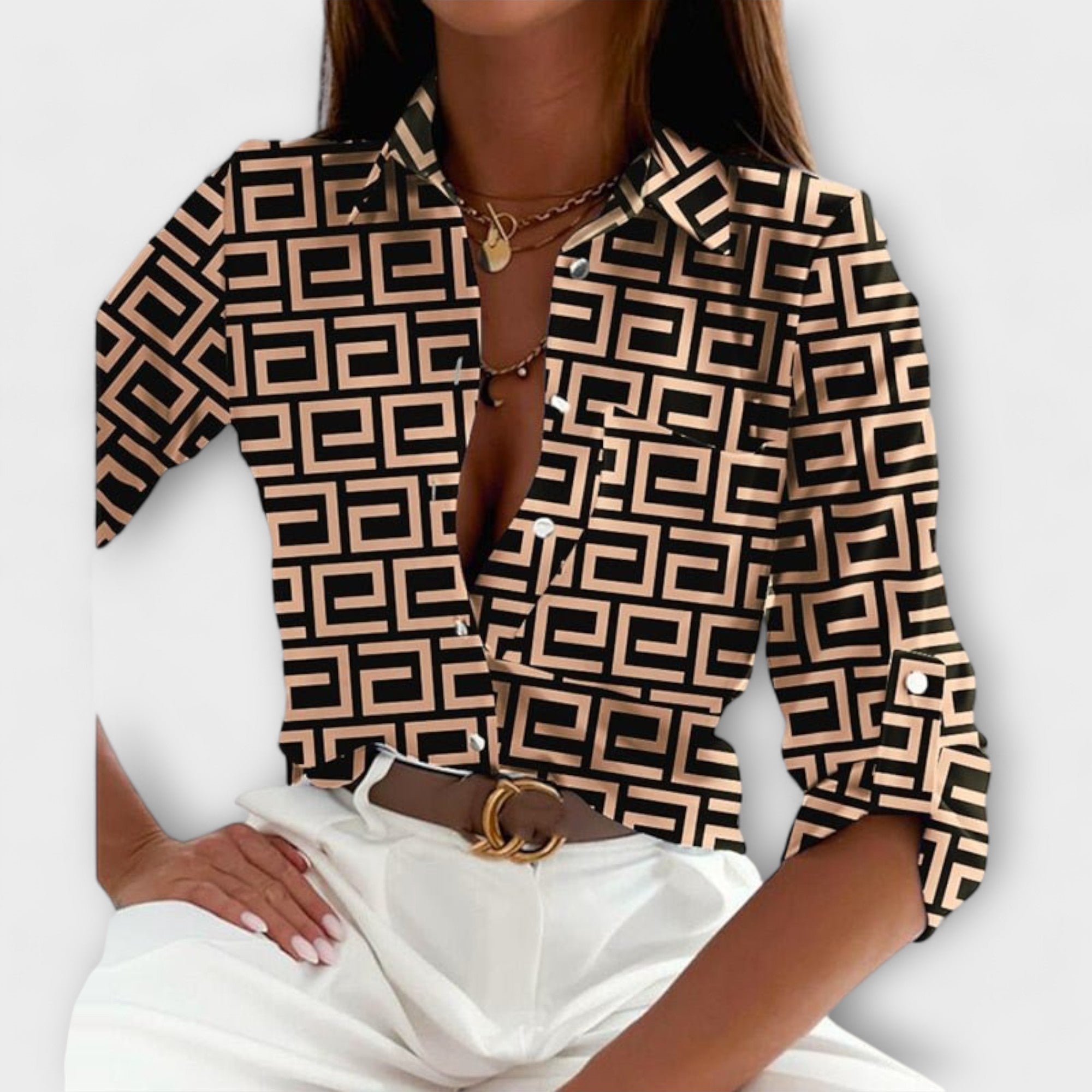 Isabella | Elegante Bluse mit zeitlosem Kragen für anspruchsvolle Damen