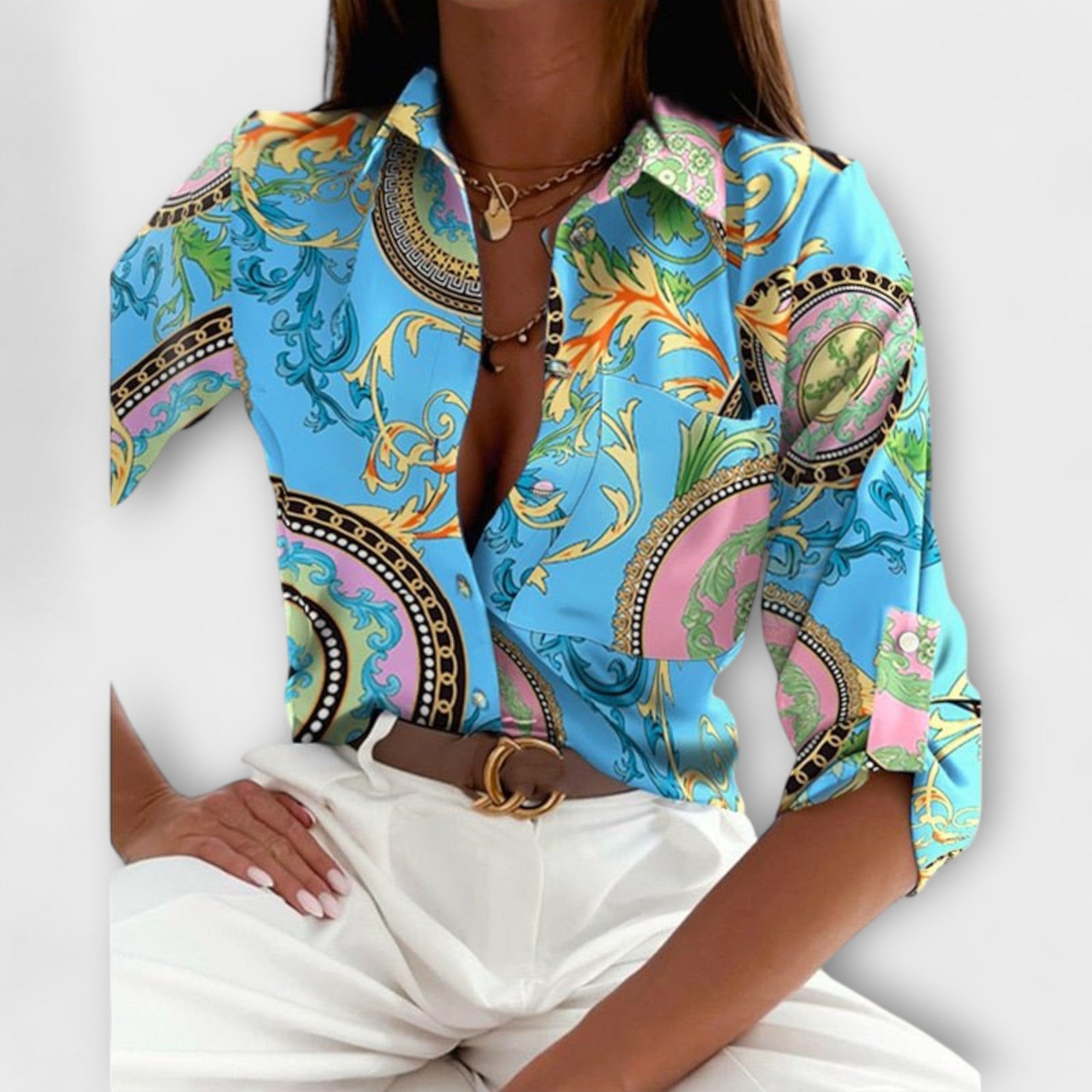 Isabella | Elegante Bluse mit zeitlosem Kragen für anspruchsvolle Damen